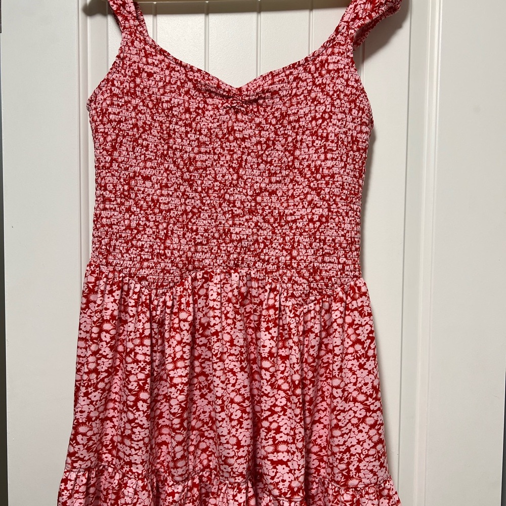 UO Georgina Smocked Mini Dress